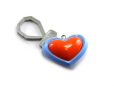 Legend of Zelda Wind Waker Heart Container Bag Clip-On Keychain