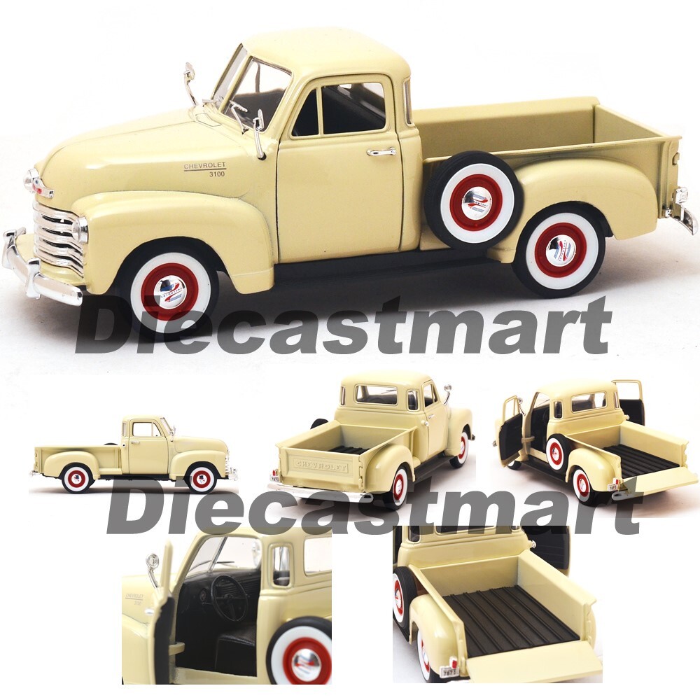1953 CHEVROLET 3100 PICK UP TRUCK Red 1 24 DIECAST MODEL CAR