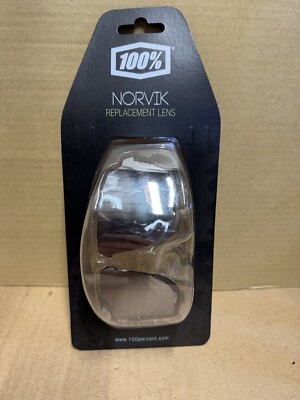 100 % Norvik Brille Ersatz Dual Hiper Silber verspiegelte Gläser