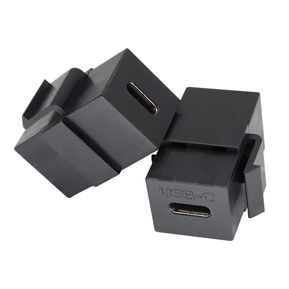 USB 3.1 Type C Keystone Female to Female Jack Coupler Inserts Socket ...