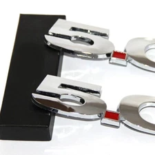 2 Pack Left & Right Side Door 5.0 Badge Emblem Sticker Replacement For 2011-2014