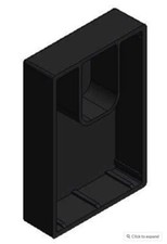 2 x Black Fastensol Solar Rail End Cap