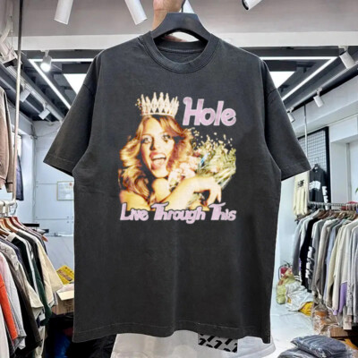 Hole Live Through This Album Cover Artwork black Unisex T shirt