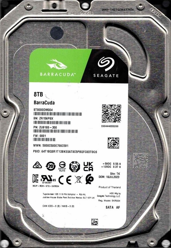 ジル※　Seagate ST8000DM0004（HDD 8TB）２台 ジル※ Seagate ST8000DM0004（HDD 8TB）2台 Seagate Barracuda