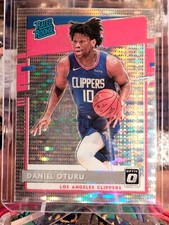 DANIEL OTURU 2020-21 OPTIC SILVER PULSAR PRIZM RATED ROOKIE #183 LA Clippers 