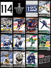 SCP114- SCP125 2020 NHL TOPPS NOW Hockey Sticker Pack Print Run 150 Only Made!