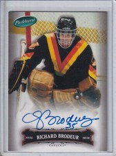 2006-07 Parkhurst Autographs #24 Richard Brodeur - Vancouver Canucks - SET BREAK