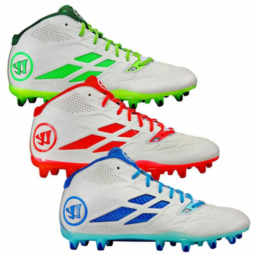 Hombre Warrior Lacrosse Burn 8.0 Tacos Medios - Elegir Tamaño & Color Hombre Warrior Lacrosse Burn 8.0 Tacos Medios - Elegir Tamaño & Color