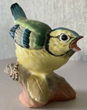 CROWN STAFFORDSHIRE BIRD THE BLUE TIT No. 283 PORCELAIN MATT FINISH PERFECT