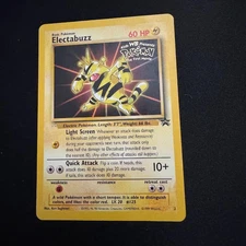 Pokemon WoTC Black Star Promo 2 Electabuzz (Movie Promo) WB Stamped hp