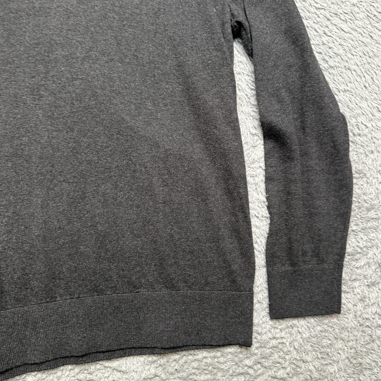 New Gap Sweater Mens Large Gray Long Sleeve Crewneck Pullover Sweatshirt image 4