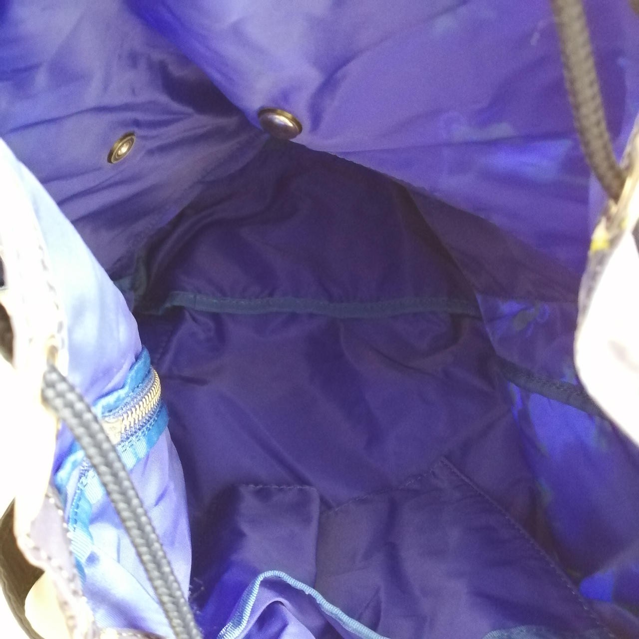 All Over Pattern Nylon Backpack Model NVY PORTER … - image 8