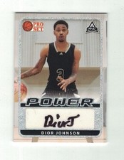 DIOR JOHNSON 2021-22 LEAF Pro Set Power WHITE SPARKLE FOIL AUTO #1/1 XRC UCF
