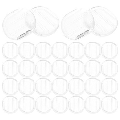  50 Pcs Ohrstecker-verschlüsse Diy-ohrringverschlüsse Silikon-Ohrring-Rückseite