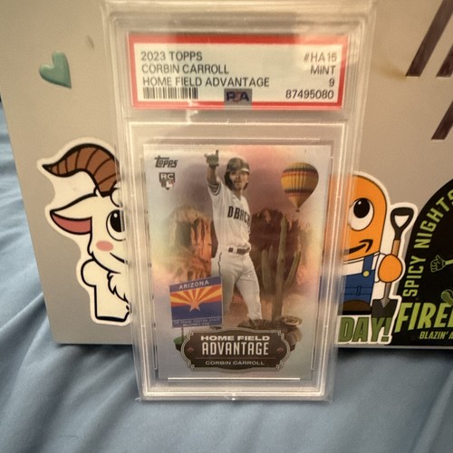 Topps 2023 Series 2 Home Field Advantage Corbin Carroll RC HA-15 PSA 9