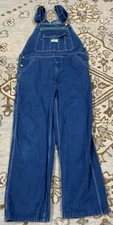 Liberty Men's Denim Bib Overalls Size 34x30