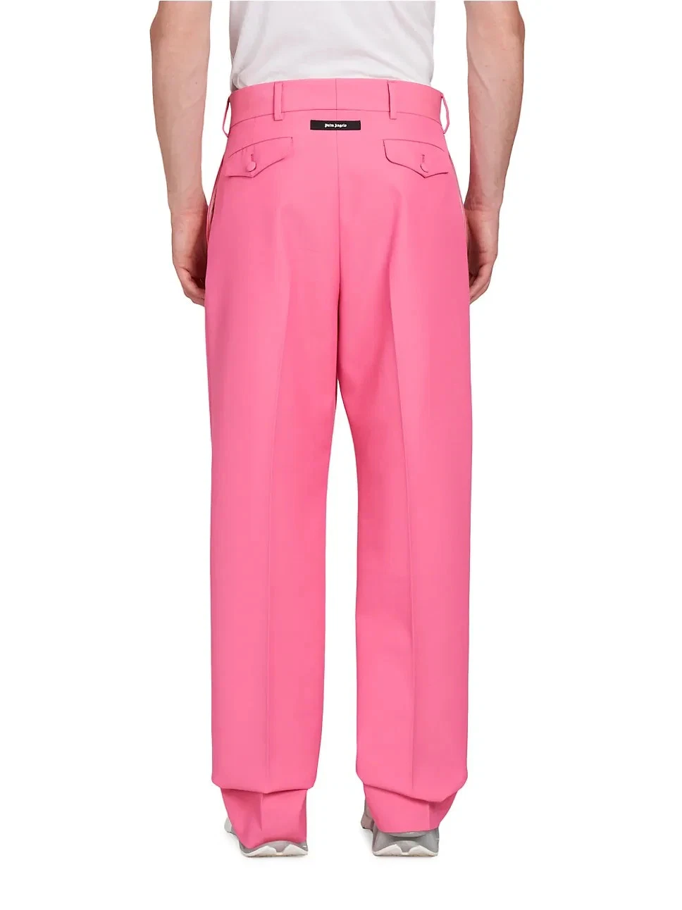 PALM ANGELS pantaloni sartoriali uomo Sonny gamba dritta taglia 52 US 38 nuovi senza etichette