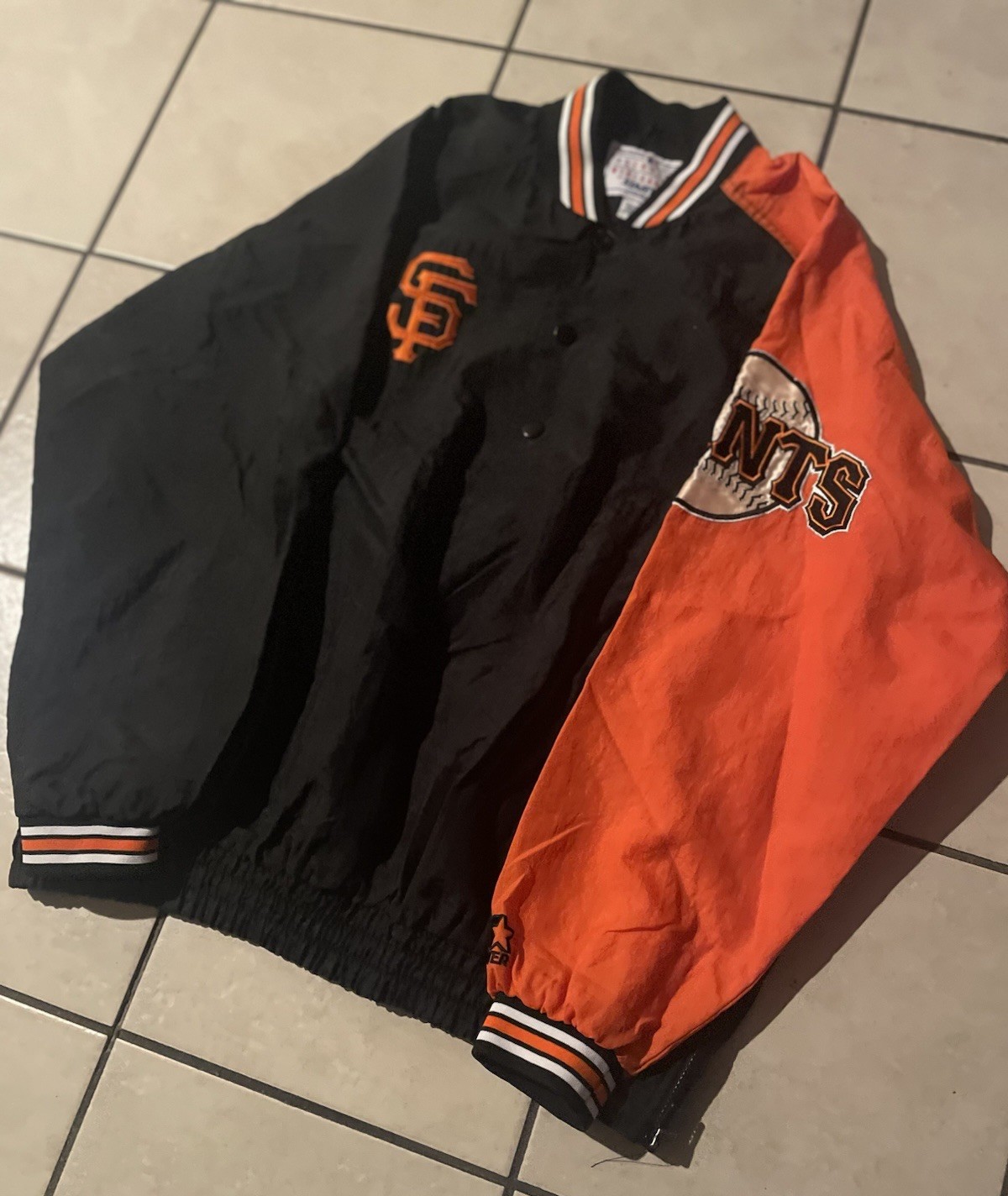 Vintage San Francisco Giants Pullover Jacket Mens XL MLB Baseball Starter 90s