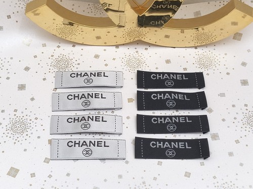 8 Chanel Clothing Replacement Label Tags Sewing. 1.75" X 0.7" / 45x16 mm