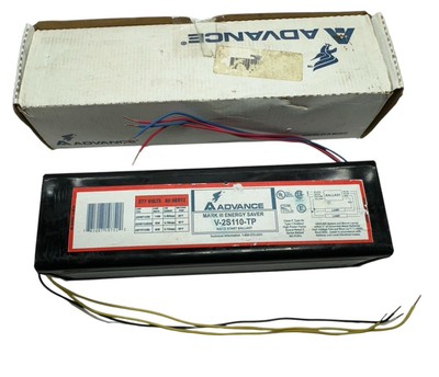 Advance V-2S110-TP Mark III Energy Saver Ballast Rapid Start, 277V, 60Hz