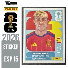 2026 Panini FIFA World Cup Sticker Lamine Yam...