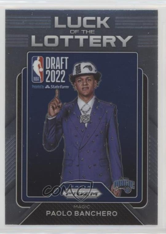 2022-23 Panini Prizm Luck of the Lottery Paolo Banchero #11 Rookie RC 0xe0