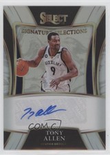 2021 Panini Select Signature Selections Silver Prizm Tony Allen #SS-TAL Auto y8a