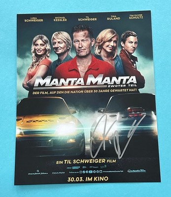 Tina Ruland   -  Manta Manta   - signed, original Autogramm !!!