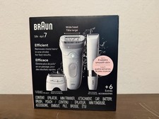 Braun Epilator Silk- pil 7 Women Shaver  Trimmer Wet/Dry Hair Removal New