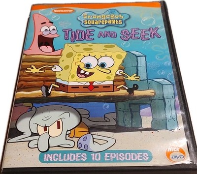 SpongeBob SquarePants: Tide and Seek DVD 2003 - 10 Episodes Nickelodeon Cartoon