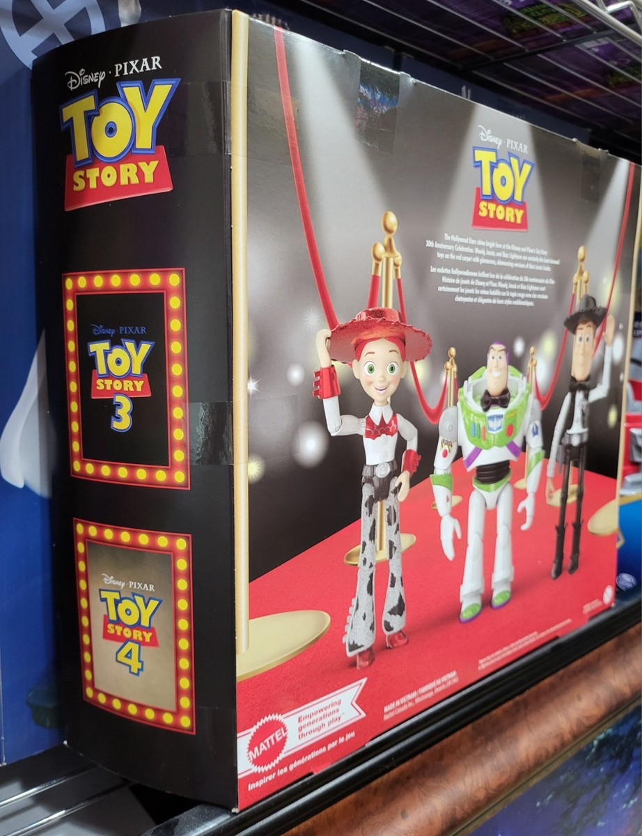 Disney Pixar Toy Story 30th Anniversary Hollywood Star 3-Pack