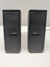 Bose MediaMate Computer Speaker Pair W/ AC Adapter Tested  Works Sounds Great
