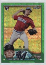 2023 Topps Chrome Logofractor Edition Green Refractor 30/99 Max Meyer #104 0rm0