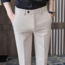 Casual suit pants men's straight trousers