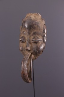 Masque Dan ART AFRICAIN ANCIEN TRIBAL PREMIER PRIMITIF no reserve