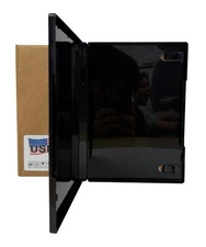 USDISC Storage Stamp Cases Standard, Glossy, 14mm Clear Mount (Black) Lot