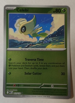 Celebi 012/132 Me01: Mega Evolution Reverse Holo Pokémon TCG NM 