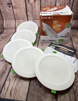 5 x Downlights LED 15W Ultra Slim Deckeneinbaustrahler Leuchten dimmbar IP44