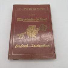 1958 Flume-System Band2/3 Kleinuhr-Schlüssel Armbanduhren Taschenuhren #5