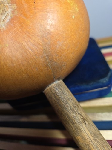 Sonajero de calabaza danza hopi o navajo indio nativo americano; años 1880 - 1900 LEER - Imagen 7 de 8