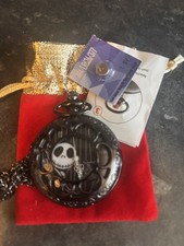 Nightmare Before Christmas Pocket Watch Jack Skellington Tim Burton with Battery