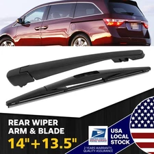 Set Of 14"+13.5" Genuine Rear Wiper Blade&Arm OEM Quality Replacement All Season