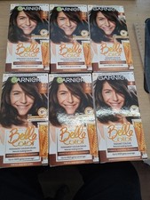 Image of Garnier Belle Colour Dye 4 Natural Dark Brown Permanent Hair  X6 JUST £40.49