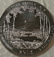 2013 White Mt.  America The Beautiful 5oz Silver Ungraded Plastic Holder, S-05