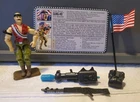 Vintage - 1993 Hasbro GI Joe ARAH - Battle Corps Gung-Ho - 3.75" with card