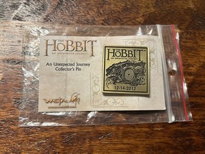 Weta The Hobbit An Unexpected Journey Collector’s Souvenir Pin 2012 Release 