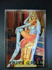 🦸🔥2024 Skybox Marvel Masterpieces 1992 Platinum WHITE QUEEN #95🦸🔥