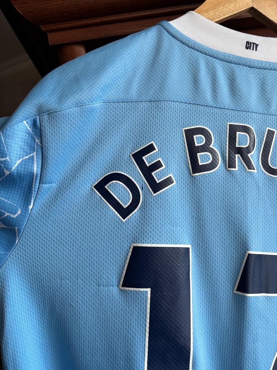 2020 - 2021 Manchester City De Bruyne #17 Home Shirt Jersey Puma