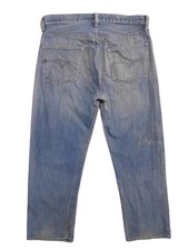 Vtg Levis 501 USA Selvedge stamped 'F' Button Denim E551