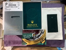 Rolex Service Box Set: Box;Service Book;Pouch;cloth …